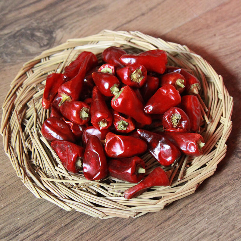 头贵州特产遵义虾子红干辣椒干海椒团子灯笼椒茅坡辣椒干货 灯笼椒3斤