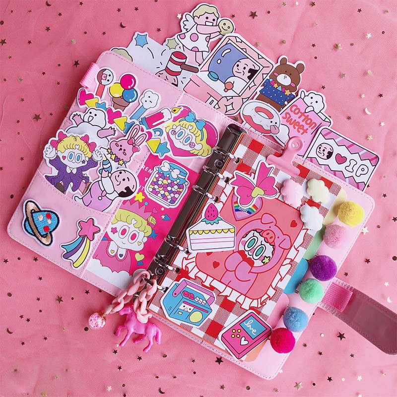 觅痕抖音同款媳妇记账本生活明细票据的账本活页日式