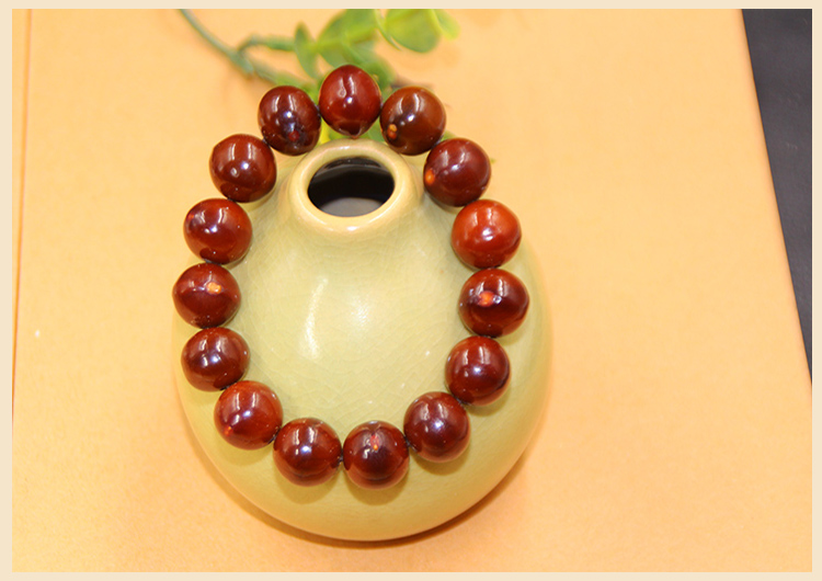 缘诗芸精品抛光太阳子菩提16毫米原籽手持提珠佛珠文玩手串手链饰品