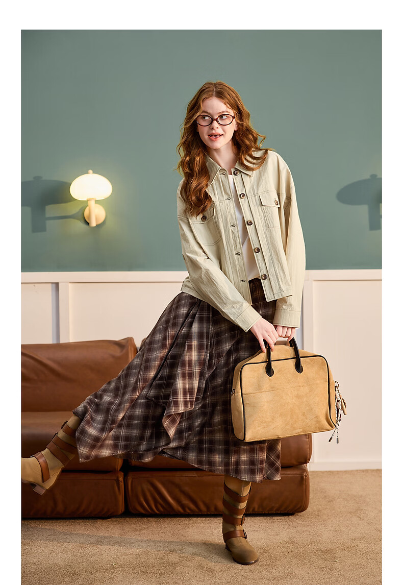 TonLion 2026 Spring New Women's Short Lapel Jacket Fashion Versatile Top 8