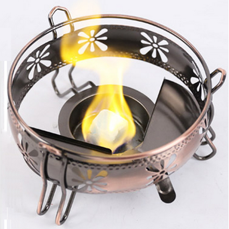 沉弗酒精小火锅炉具干锅家用饭店宿舍酒店外卖小干锅酒精炉304不锈钢