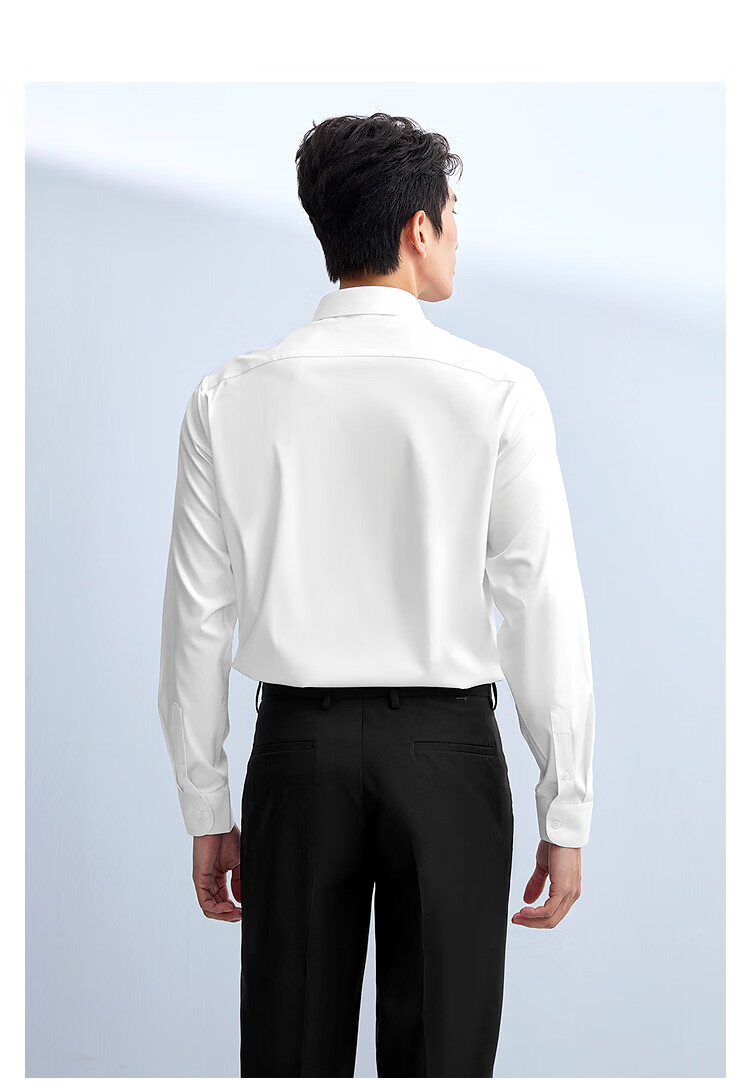HLAHLA Men's Long Sleeve Spring Business Shirt 26 Light Series Sun Protection Formal Shirt 12