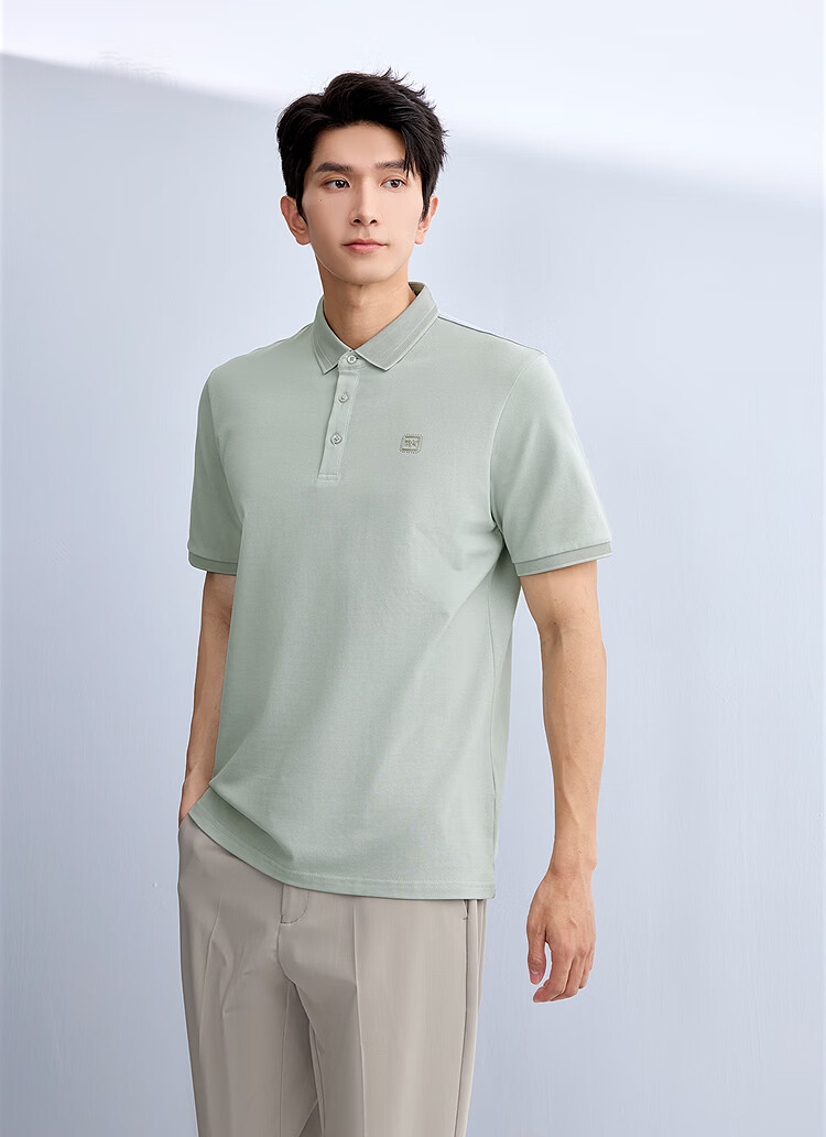 HLA Hailan Home Men's Polo Shirt 26 Light Business Classic Series Cool Short Sleeve Summer 1