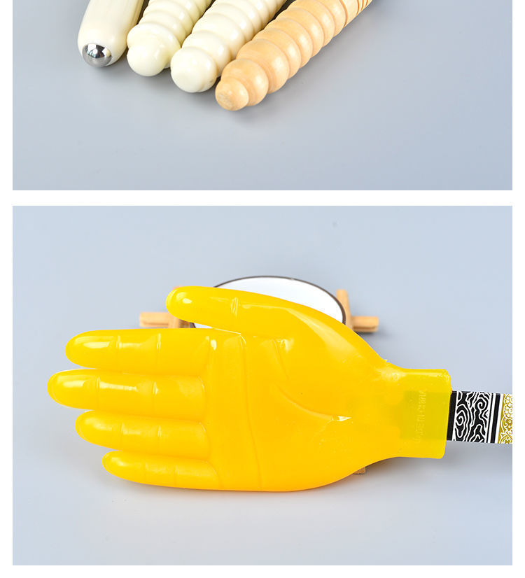 硅胶经络拍打捶背神器敲打按摩锤络按摩棒器拍打颈肩后背锤肩健身加强