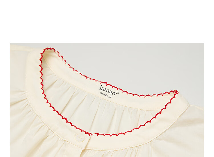 INMAN Yellow Rose In Stock | 100% Cotton Colorful Embroidered Puff Sleeve Shirt 2026 Summer New Loose Doll Blouse for Women 5