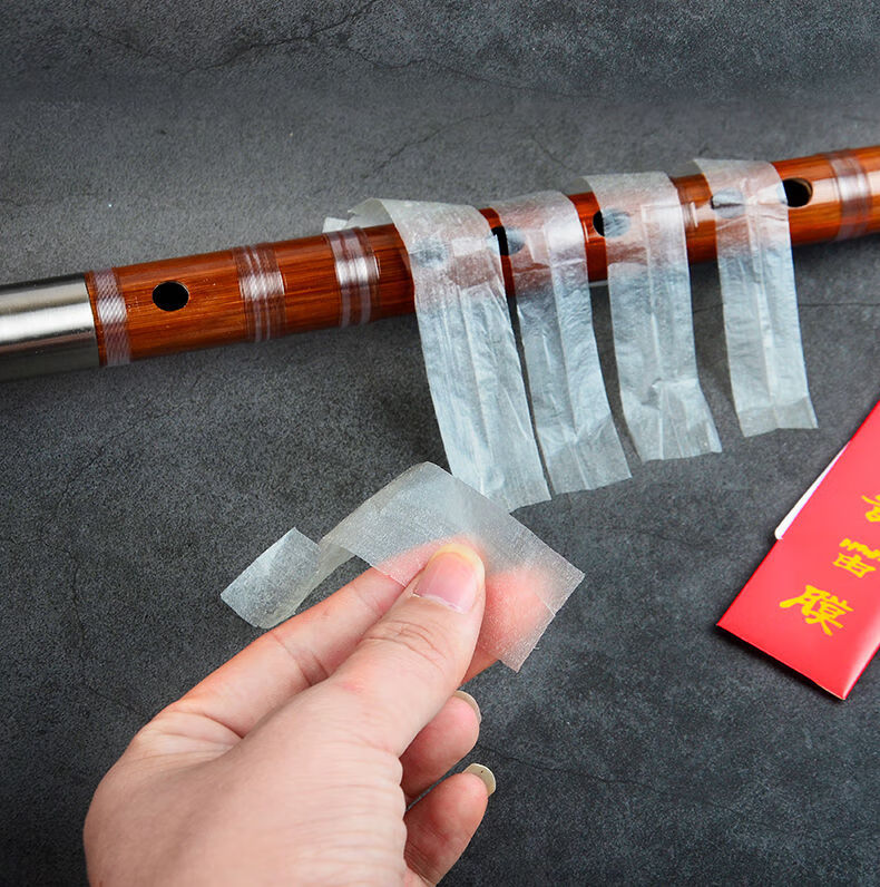 笛膜笛子膜百花敦煌笛膜保护器固体液体笛膜胶天然芦苇膜笛子配件