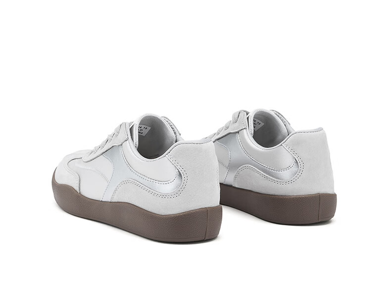 Hotwind Silver German Shepherd Shoes Women's 2026 Spring New Versatile Flat Casual Lightweight Soft Sole Shoes 5
