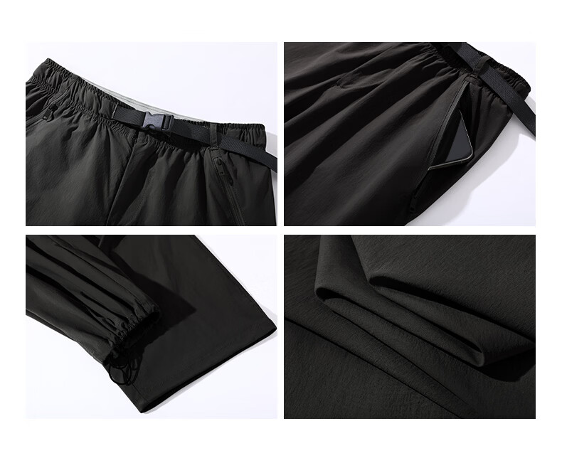 TonLion Cooling Sun Protection Workwear Pants Women Wide Leg Slim Paratrooper Pants Summer New Trend Outdoor Sports Straight Leg Trousers 15