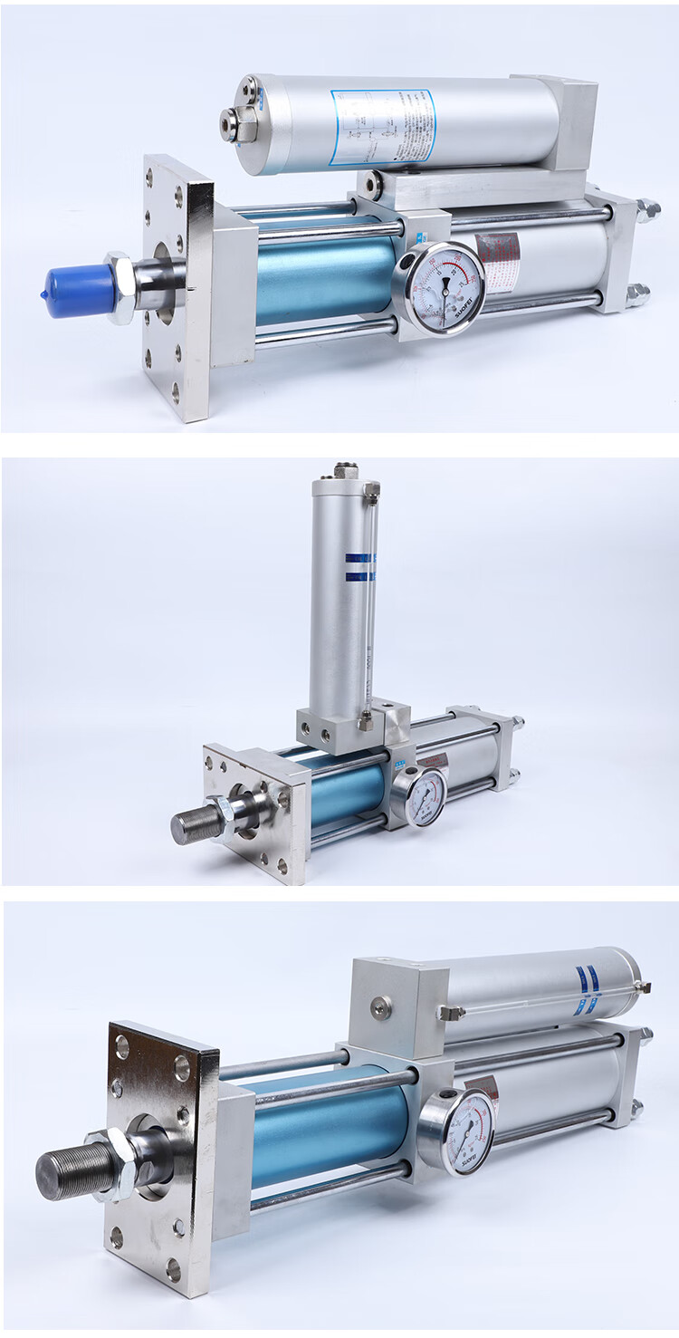 mpt apt sta气液增压缸1t3t5t8t10t15t20t30t50t气动行程冲床气缸 mpt