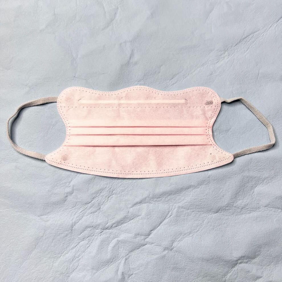 一次性防护波浪日本小颜v脸口罩成人美颜莫兰迪face mask 小颜四号(50