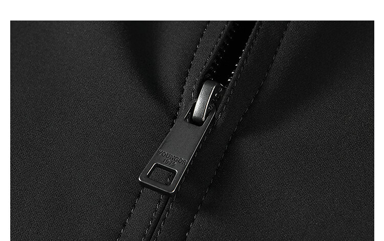 YOUNGOR Business Commuter Spring New Men's Polo Collar Durable Double-Layer Stretch Executive Jacket 424965F 24