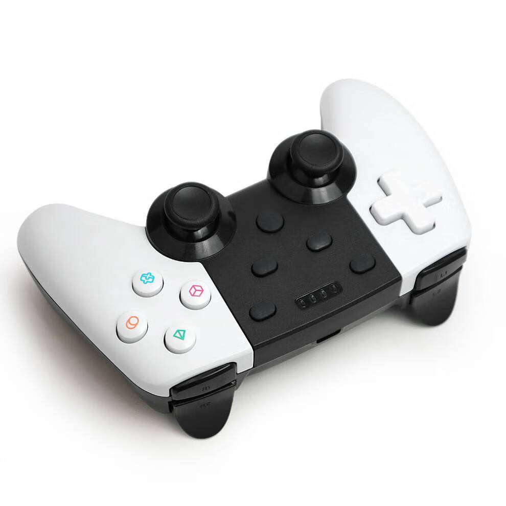 手柄ios游戏无线蓝牙有线usb摇杆震动pc电脑游戏手柄 白色【图片 价格