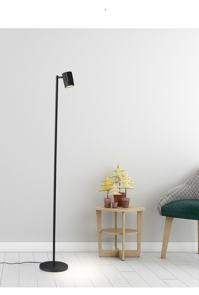 led落地灯可旋转落地灯客厅卧室床头落地灯餐厅咖啡厅沙发旁边装饰