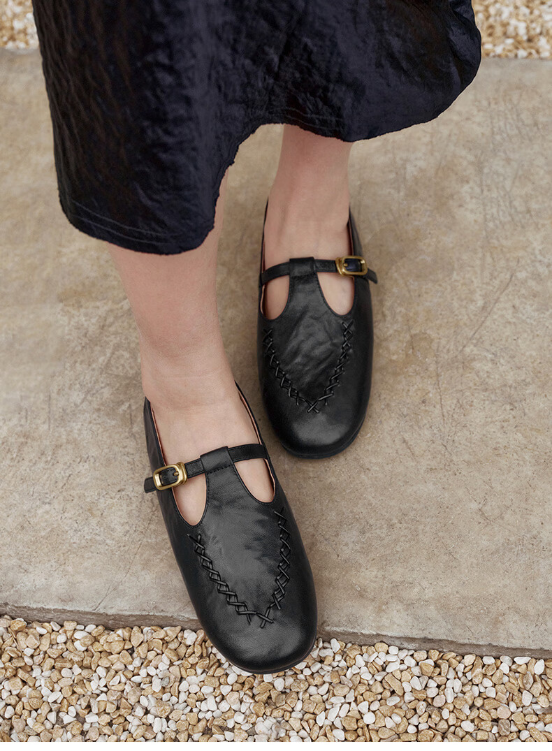 Bata Tassel Mary Jane Loafers Women 2025 Autumn British Lambskin Slip-On AVL11CA5 Off-White Size 37 6