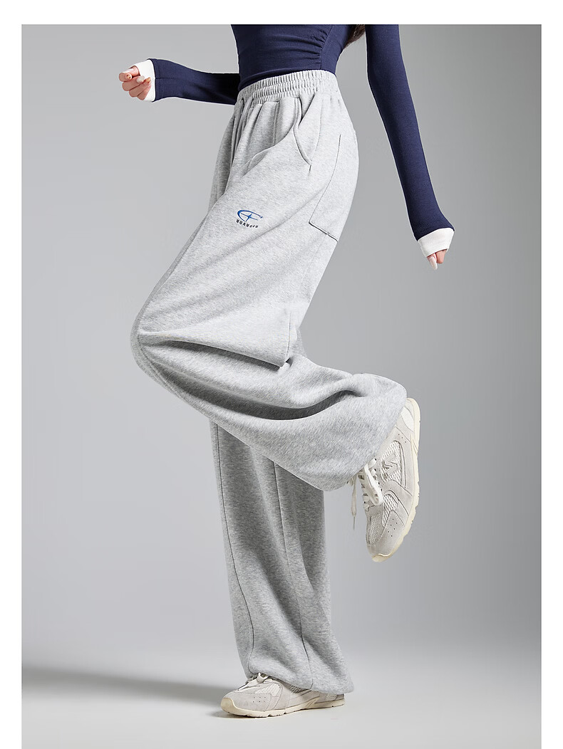 TonLion 2026 Spring Women's Jogger Casual Pants Light Heather Gray M 4