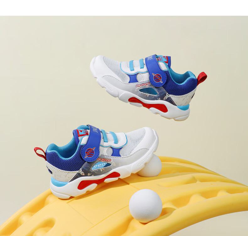 Dr. Kong Spring Summer Boys' Toddler Walking Shoes Children's Sports Sandals Blue/White Size 23 7