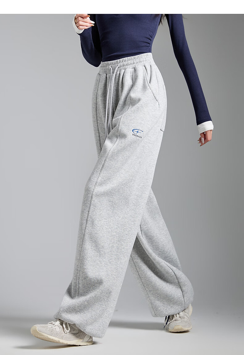 TonLion 2026 Spring Women's Jogger Casual Pants Light Heather Gray M 8