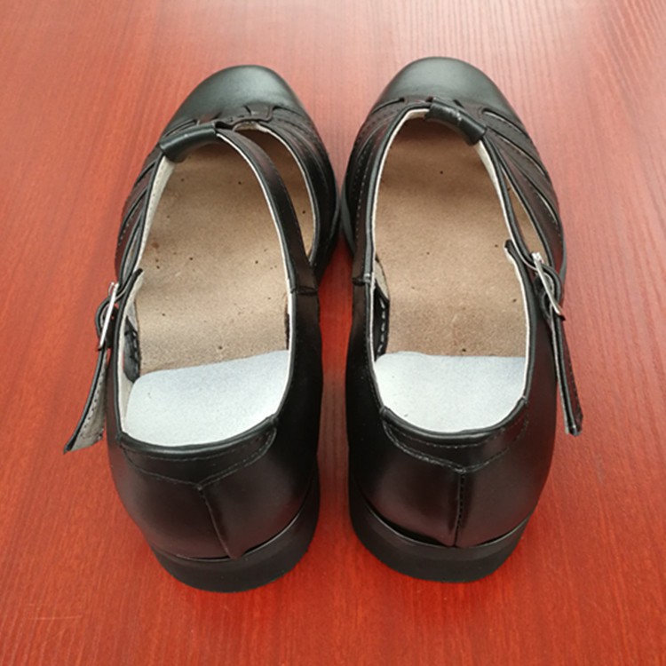 夏季男头层牛皮老三条皮凉鞋复古中老年洞洞鞋包头鞋透气男鞋品质定制