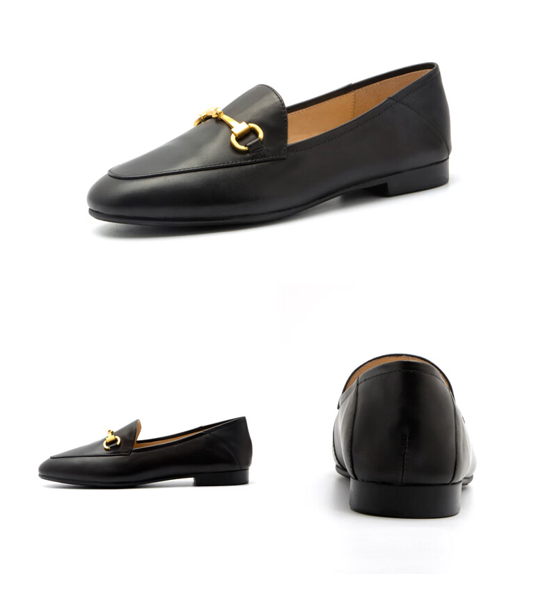 BataBata Women's Loafers 2026 Spring Simple Daily Commuting Lambskin Flats 17526AA6 13