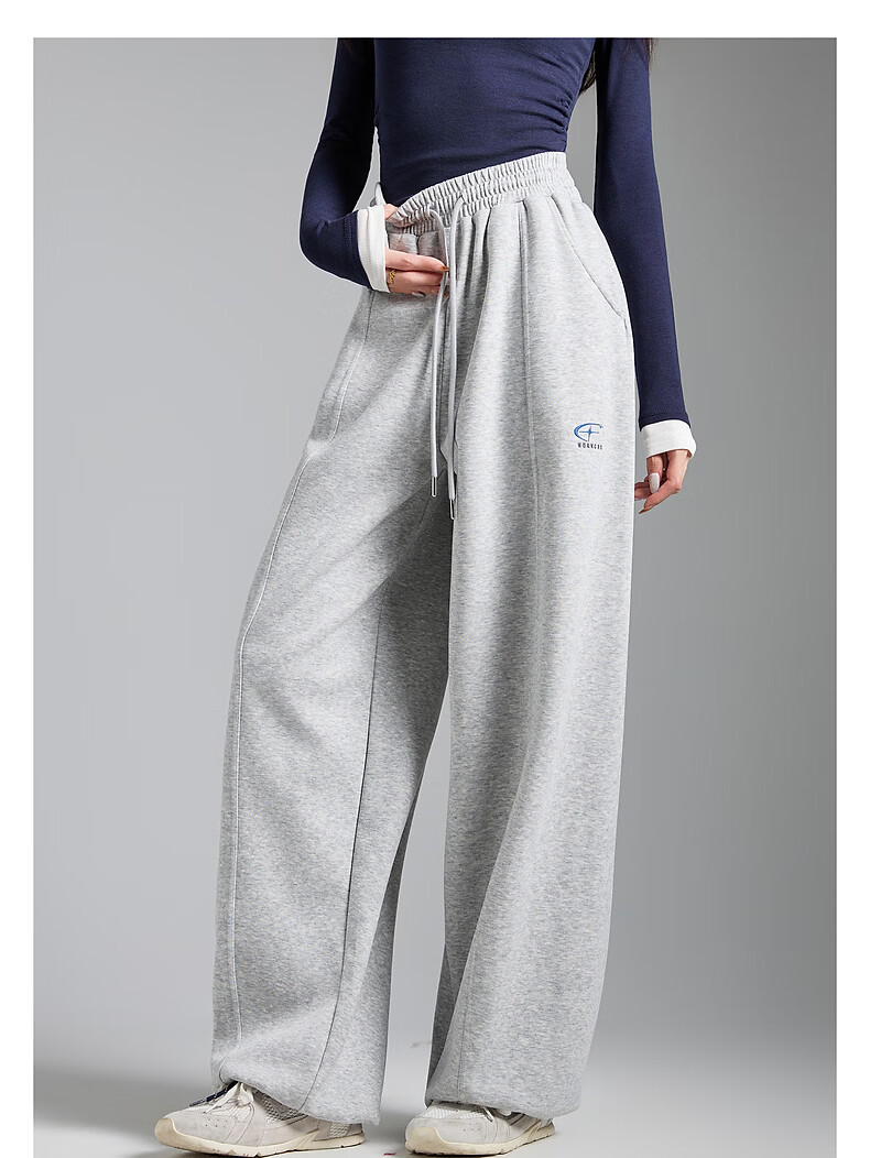 TonLion 2026 Spring Women's Jogger Casual Pants Light Heather Gray M 6