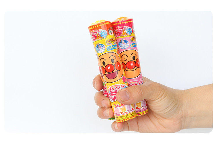 不二家面包超人钙片糖儿童茶多酚四种口味混合水果味糖果面包超人钙片