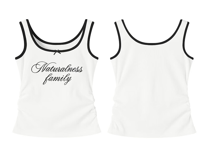 TonLion 2026 Spring Summer New Colorblock American College Style Designer Beautiful Basic Vest for Women 3