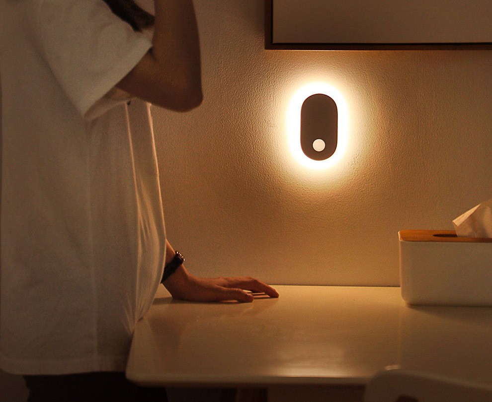 入户灯进门氛围灯卧室灯磁吸安装楼梯楼道走廊老人夜间起夜睡眠伴睡灯