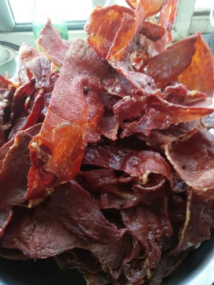 山东特产淄博零食风干肉博山肉干猪肉脯年货半斤装250克 一袋250克
