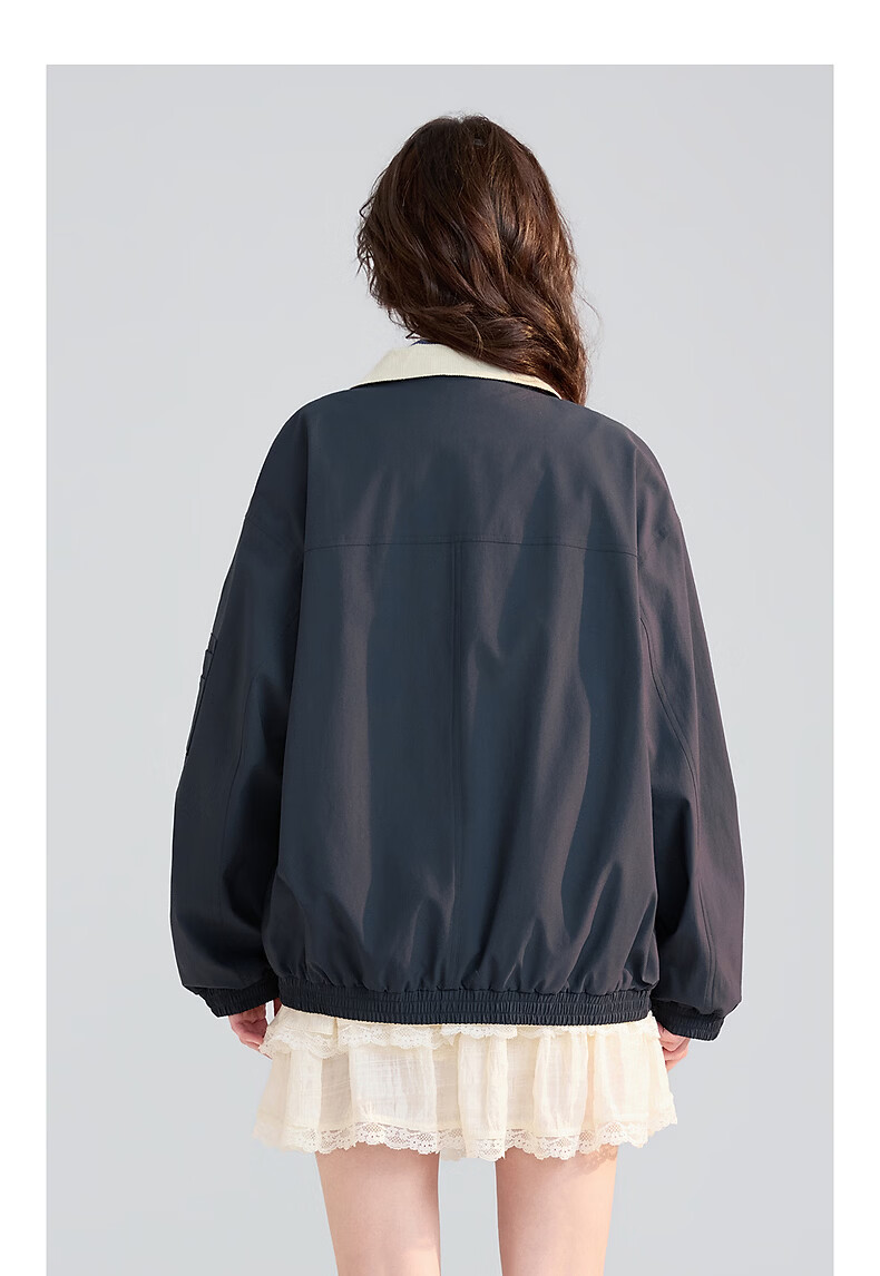 TonLion 2026 New Spring Women's Baseball Jacket High-End Casual Japanese Style Stylish Women's Coat 5