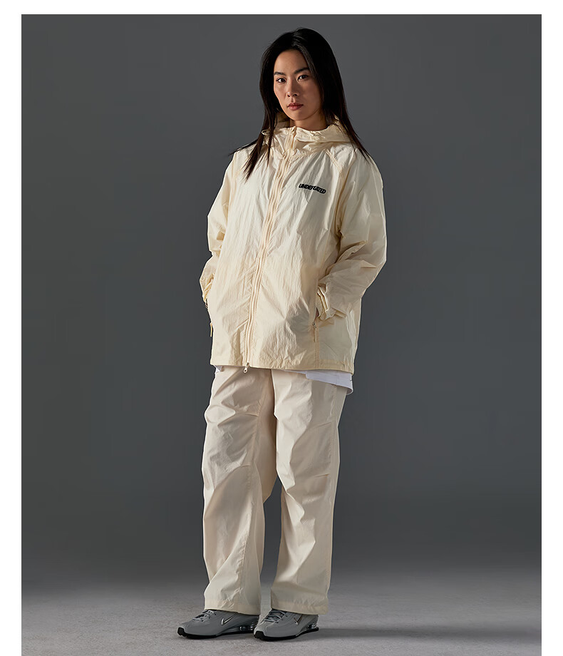UNDEFEATED Five Stripes Official Spring New Hollow Pattern ICON Casual Jacket Off-White M 5