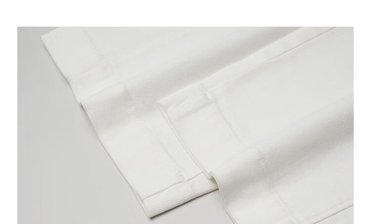 INMAN Vintage Simple White Wide-Leg Jeans 26 Summer Women's New Casual Straight Pants Pearl White 29 7
