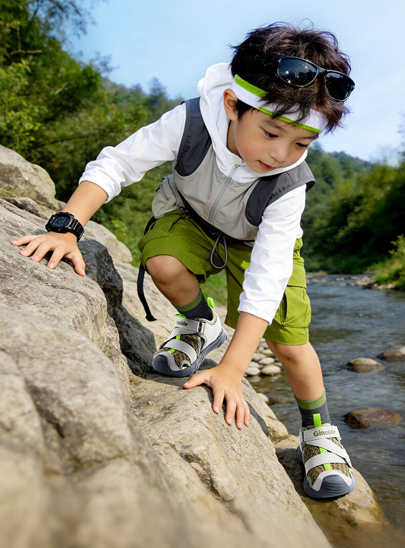 Ginoble Baby Walking Shoes 2026 Summer New Breathable Sandals for Boys and Girls 1-5 Years GW1873 Light Purple 11