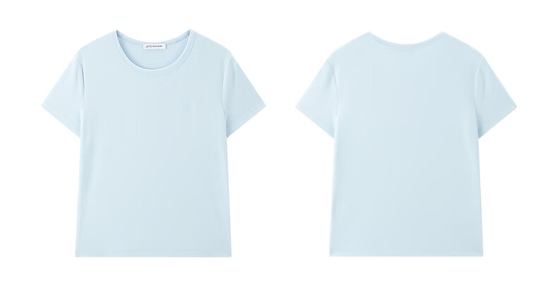 Peacebird Women's T-Shirt [Early 8 Commute T] Straight Shoulder Basic Short Sleeve Summer U-Neck Top U-Neck - Gray S 23