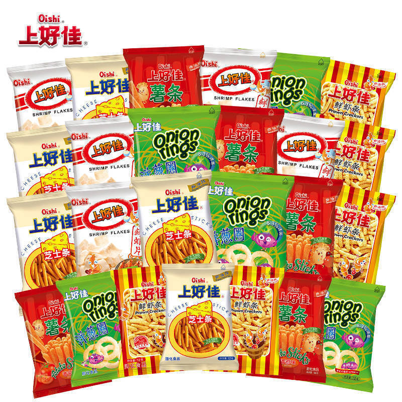 squirrels) 良品铺子 可比克 乐事(lays) 旺旺 卫龙 好丽友(orion)