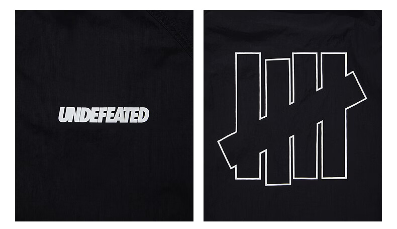UNDEFEATED Five Stripes Official Spring New Hollow Pattern ICON Casual Jacket Off-White M 12