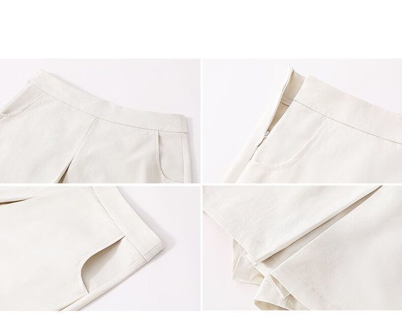 Baleno A-Line Shorts for Women 2026 Summer New High-Waist Slimming Fashion Casual Anti-Exposure Skort 11