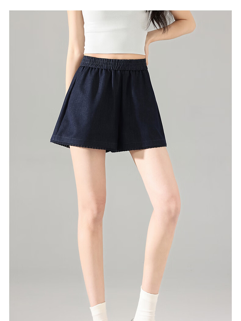 TonLion 2026 New Summer Casual Shorts for Women Korean Style Lazy Loose High Waist Fashionable Relaxed Fit Elegant 6