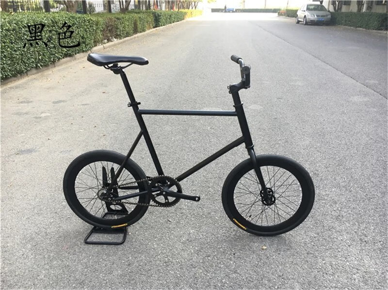 【京品优选】固齿自行车20寸死飞倒骑倒刹小轮男女学生复古场地车动作