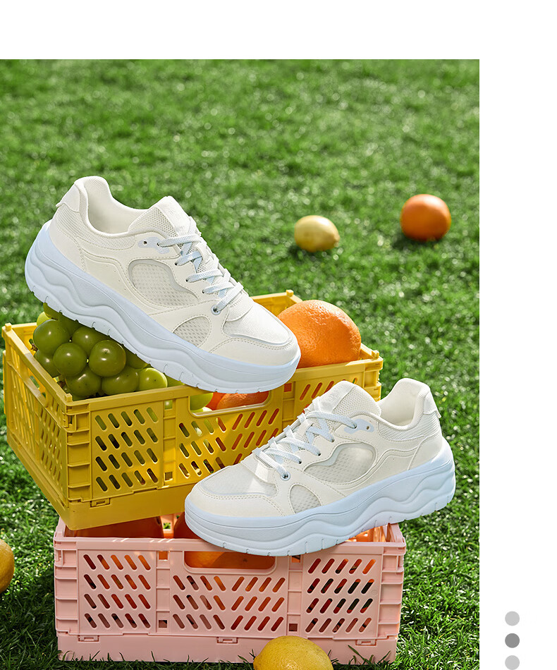 QIAODAN Women's Sports Sneakers QXL052262509 Ivory White/Sheer Blue Size 37 20