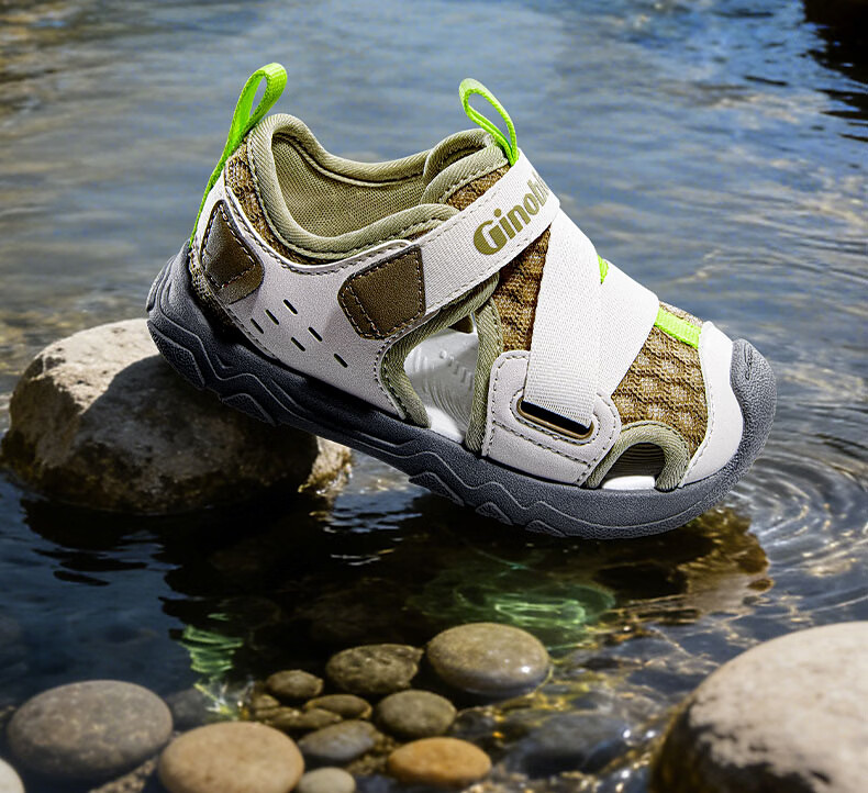 Ginoble Baby Walking Shoes 2026 Summer New Breathable Sandals for Boys and Girls 1-5 Years GW1873 Light Purple 9