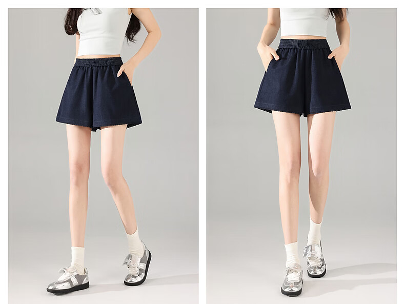 TonLion 2026 New Summer Casual Shorts for Women Korean Style Lazy Loose High Waist Fashionable Relaxed Fit Elegant 14