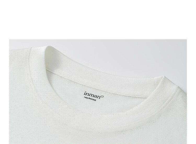 INMAN Casual Rope Embroidery Printed Long Sleeve T-Shirt 2026 Summer New Women's Versatile Drop Shoulder Crew Neck Top Goose Yellow L 11