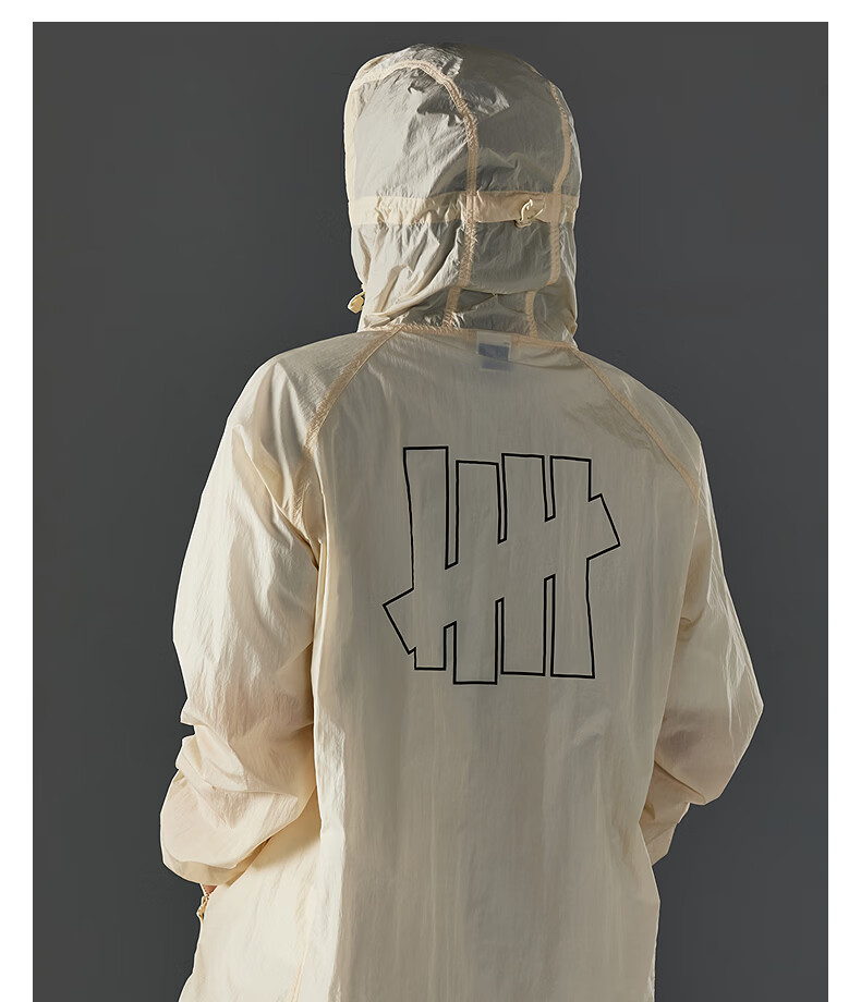 UNDEFEATED Five Stripes Official Spring New Hollow Pattern ICON Casual Jacket Off-White M 8