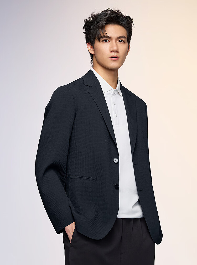 HLAHLA Casual Blazer Men Spring 26 Shan Bu Zai Gao Series Notch Lapel Father's Day Gift 9