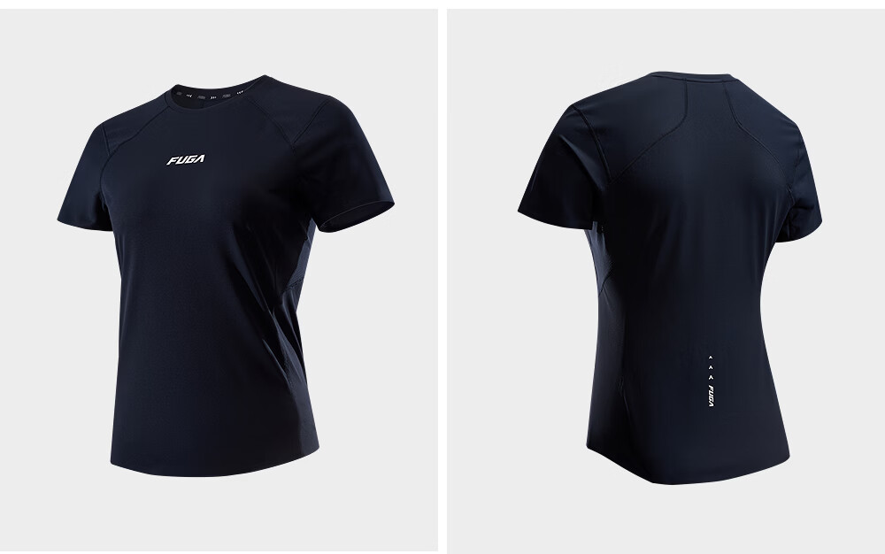 KAILAS FUGA Women's Summer Outdoor Trail Running Functional Short Sleeve T-Shirt Navy Blue S 5