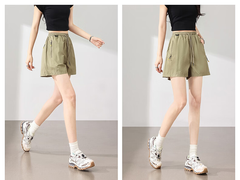 TonLion 2026 Summer New Casual Women's Shorts Outdoor Versatile Lightweight Sports Fitness Loose Fashion Shorts 15