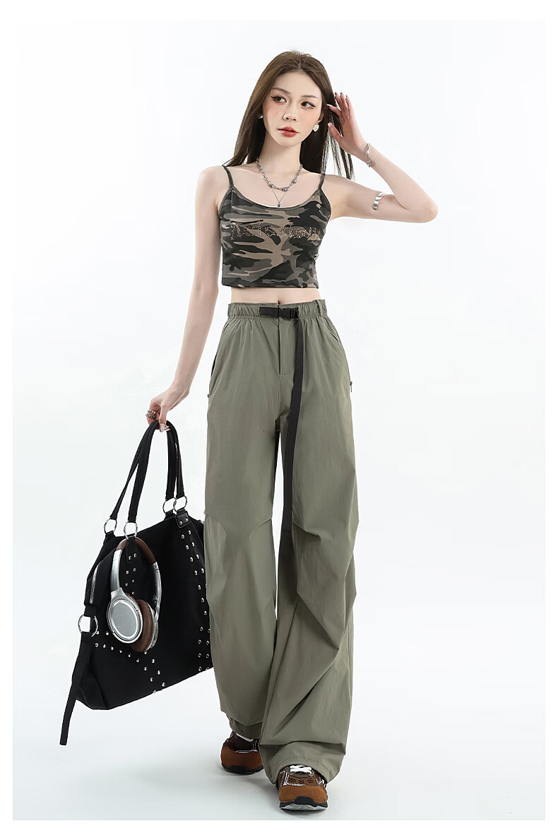 TonLion Cooling Work Pants Women Sun Protection UPF50+ High Elasticity Non-Restrictive Sports Pants Outdoor Summer Wide-Leg Pants for Women 10