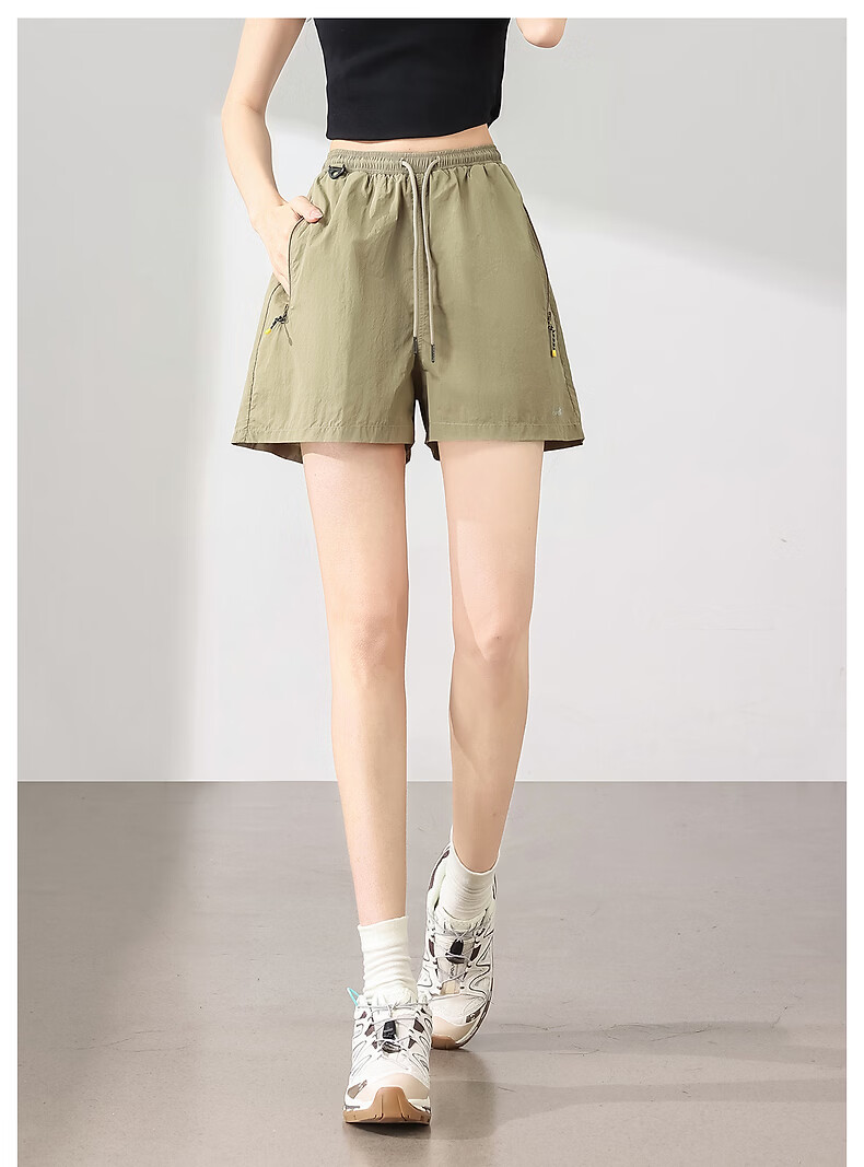 TonLion 2026 Summer New Casual Women's Shorts Outdoor Versatile Lightweight Sports Fitness Loose Fashion Shorts 14