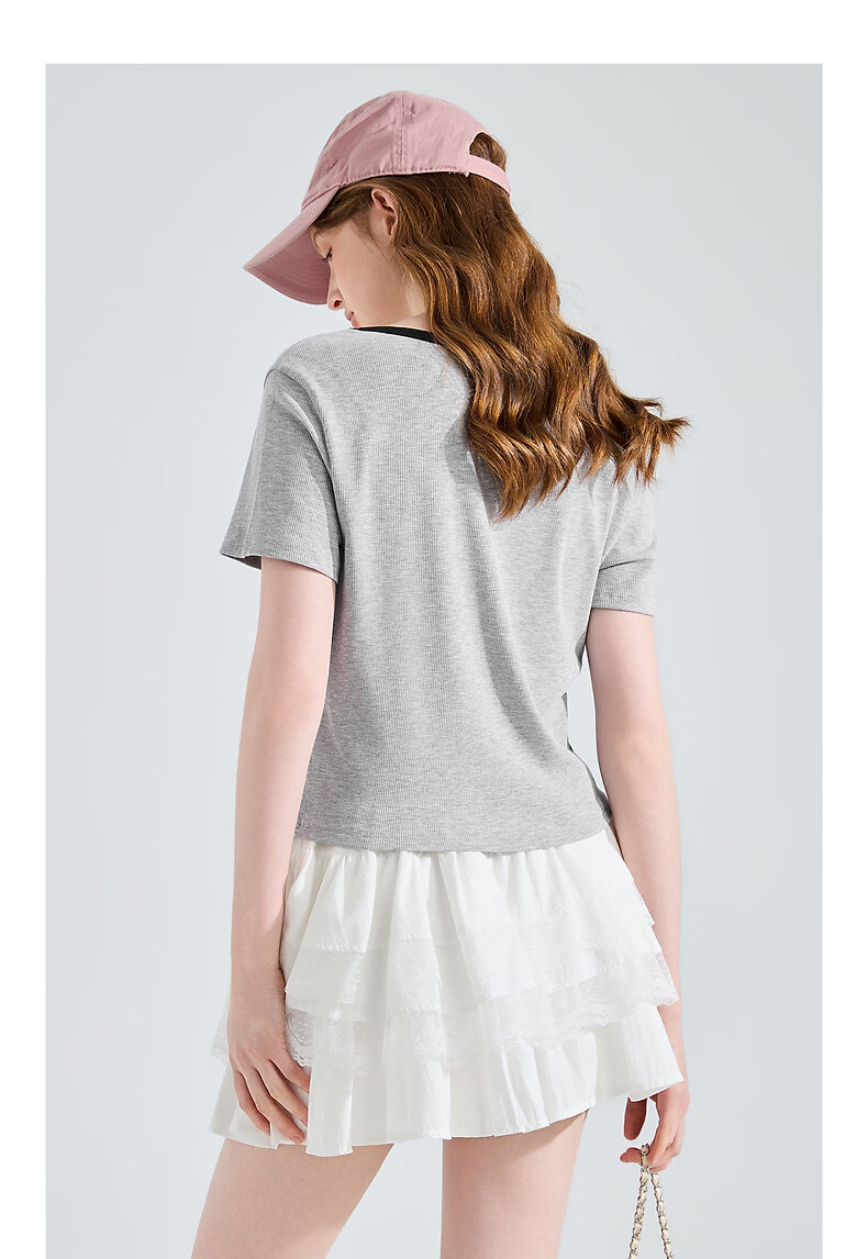 TonLion 2026 Summer New Short Sleeve T-Shirt Women Bowknot Sweet Fashion Korean Chic Stylish Top 4