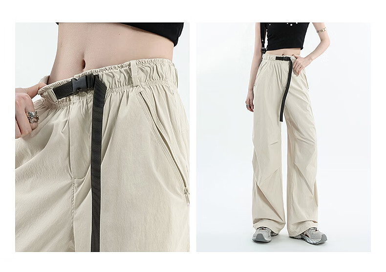 TonLion Cooling Work Pants Women Sun Protection UPF50+ High Elasticity Non-Restrictive Sports Pants Outdoor Summer Wide-Leg Pants for Women 9